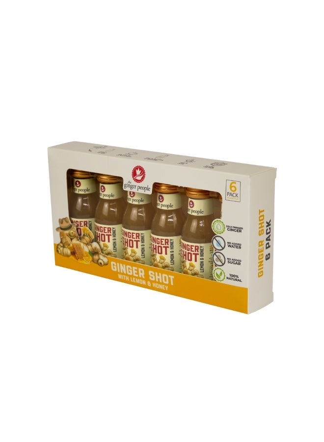 ذا جينجر بيبول شوت الزنجبيل مع الليمون والعسل عبوة من 6 قطع - Image 1